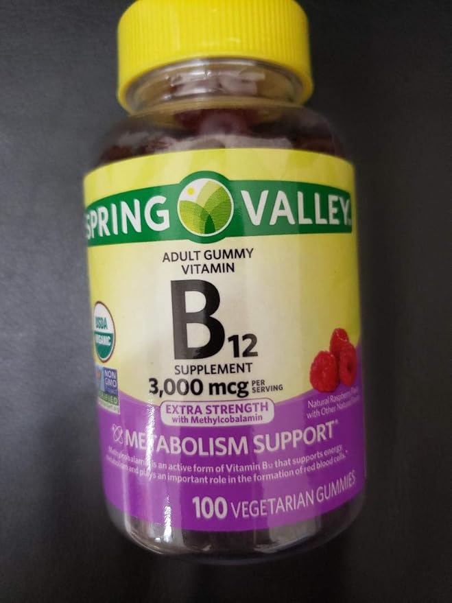 SPRING VALLEY B12, 3000 MG, 100 Gummies Health & Household
