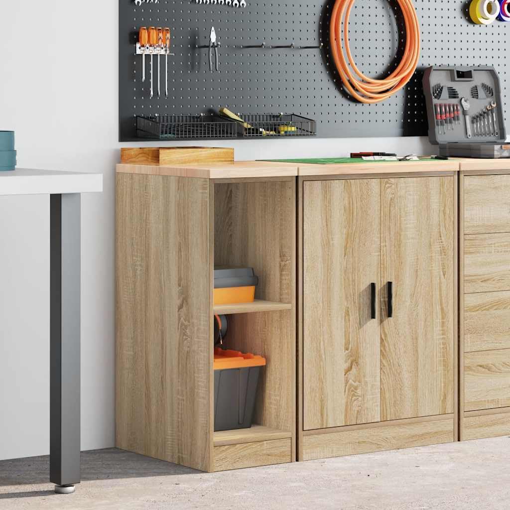 Armoire de Rangement de Garage chêne Sonoma 30x51x85cm Bois pin,Entreprise & Industrie,Stockage Industriel,Armoires industrielles,15.85 kg-860528
