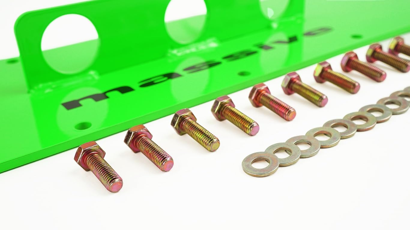 Massive Speed Engine Made in USA! Lift Plate Compatible with GM LSX LS1 Hoist Picker Crane 4.8 5.3 5.7 6.0 Gen III LQ4 LQ9 LS LS6 LM7 LR4 L59 L33 NEON Green