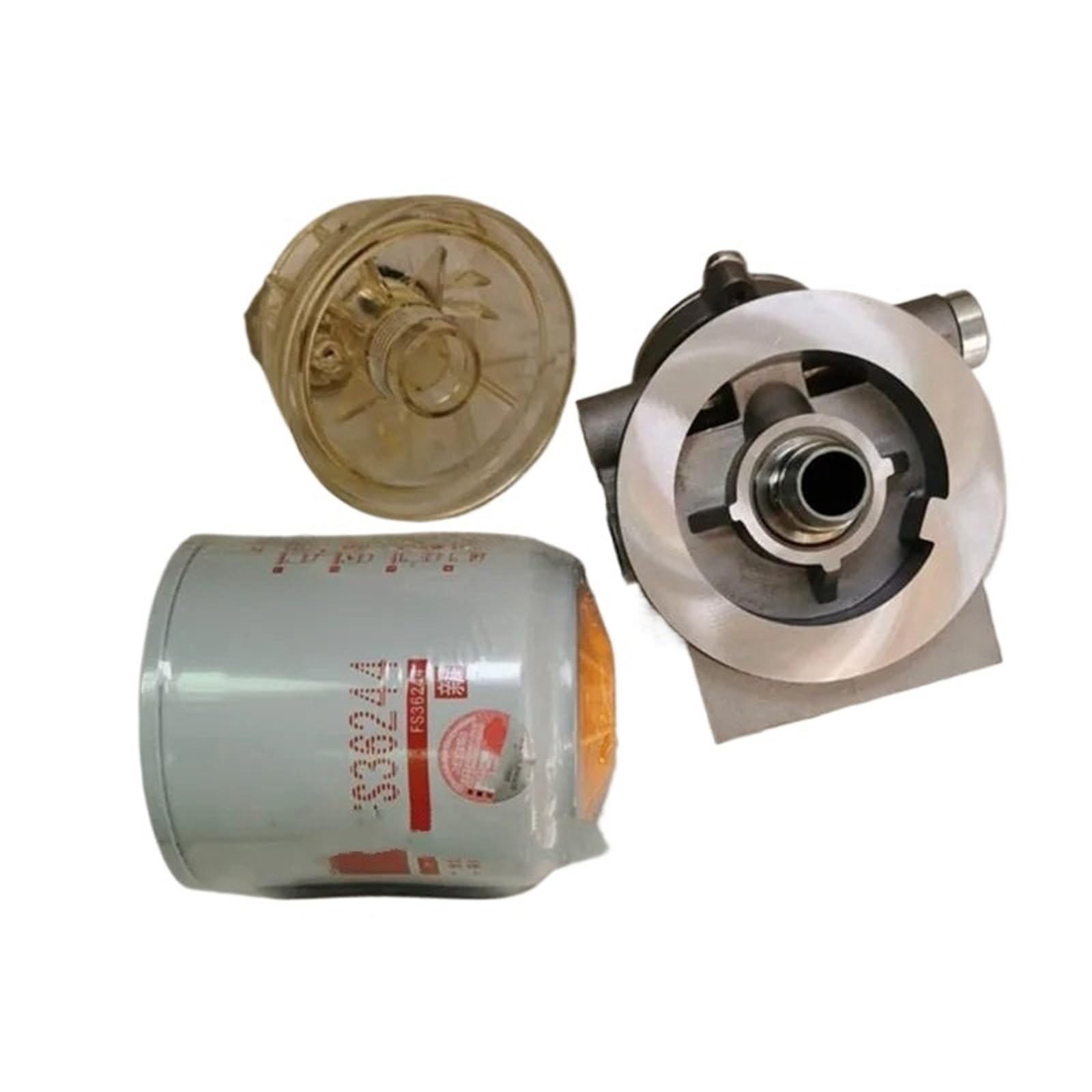 Filtro Diésel para Coche Fs36244, Compatible con Fleetguard Fs36247 3315847. Accesorios para Motor. Filtro Base con Copa. Filtro De Combustible Separador De Aguaparadiésel.