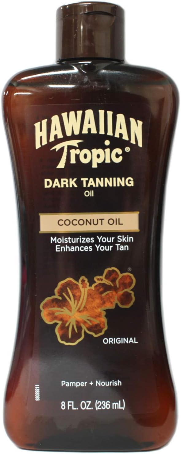 Hawaiian Tropic Dark Tanning Oil 8 oz.