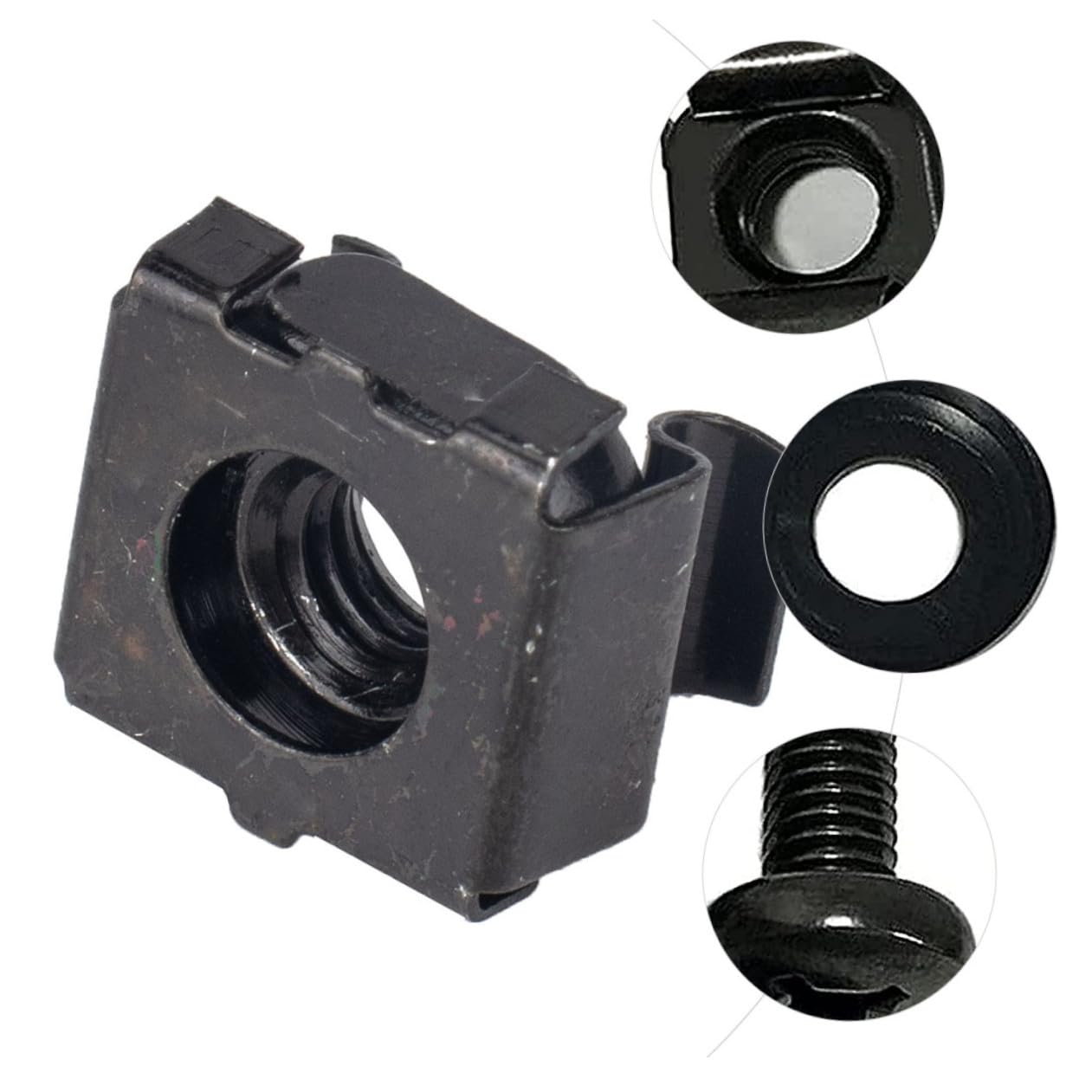 Homoyoyo 1 Set Tornillos Metálicos Pernos Prisioneros de Metal Tornillo para Armario Diseño Práctico para Almacenamiento Industrial