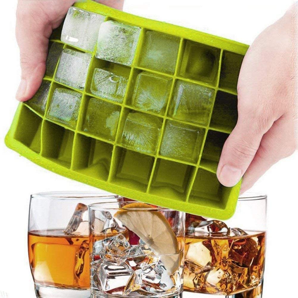 Silicone Flexible Ice Cube Tray, Ice Cube Molds, Stackable Flexible, Multi Colour (15 Ice Cube Tray(1 Pack)) — Amazon image 12