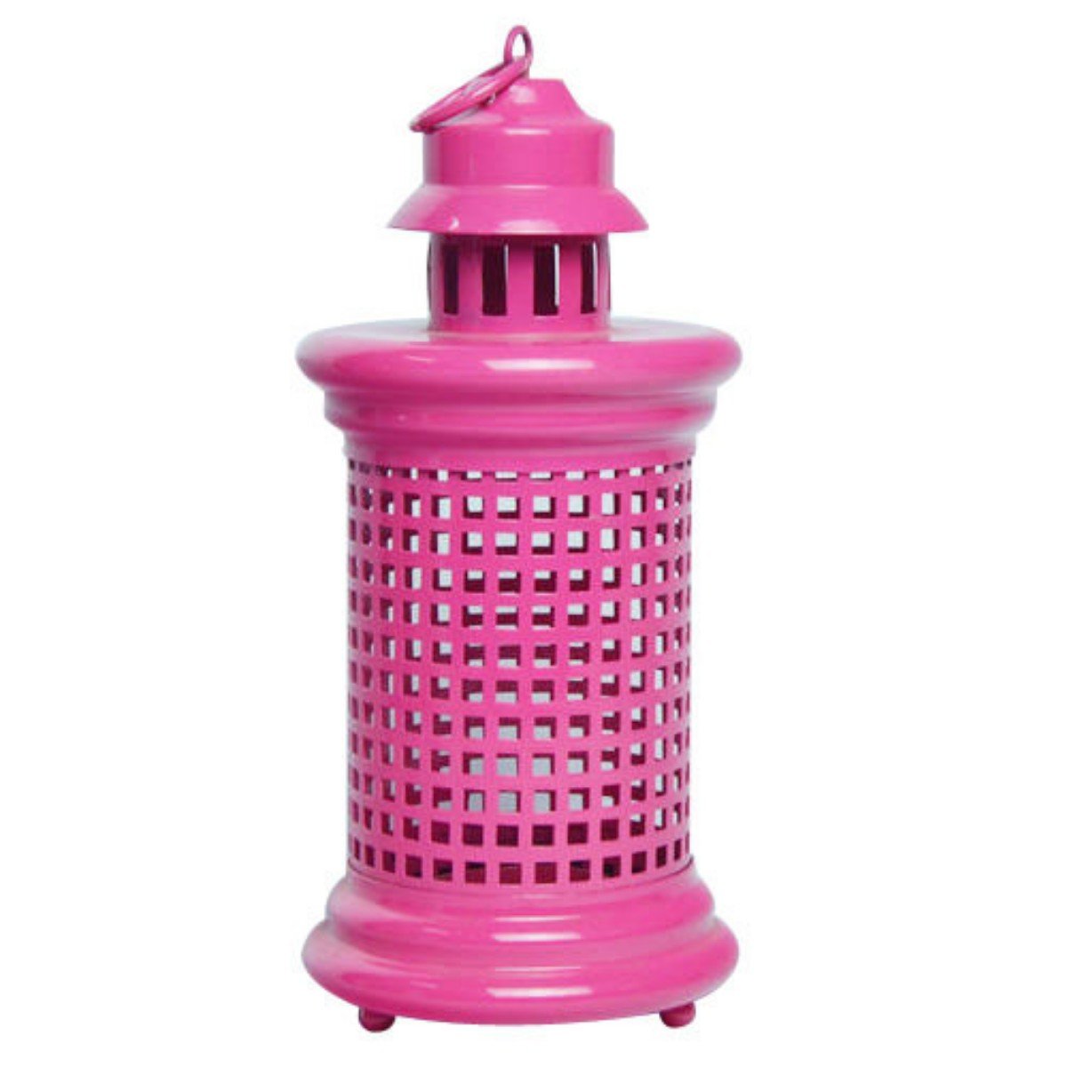 Buy Plastic Jali Lantern Candle Holder Pink Pack Of 2 (5 Inch, Pink
