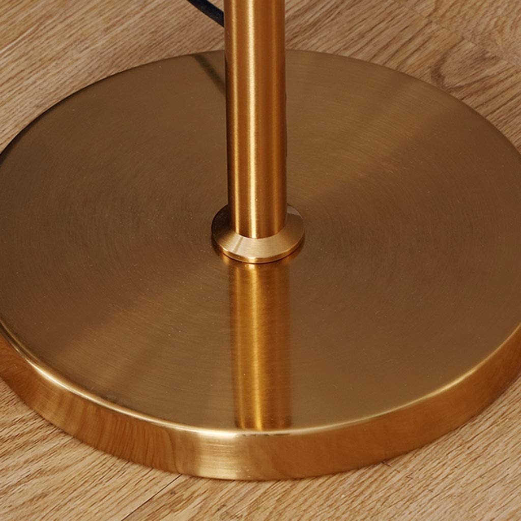 Lampa Stojąca Salon Żelazna Lampa Podłogowa Retro Regulowana Głowica Światła Lampa Podłogowa Plisowana Tkanina Abażur Stojący Do Lampy Salon Sypialnia Lampa Podłogowa Sypialnia(Dimmer switch)