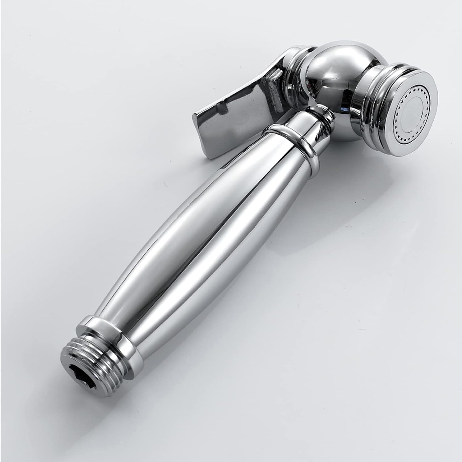 Toilet Shower Kit Brass Handheld Bidet Sprayer Hand Shower Bidet for Toilet Cleaning Pet Bathing Personal Hygiene Chrome — view 6