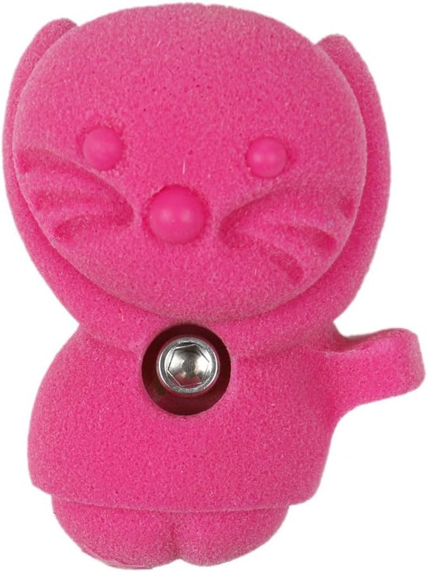 Atomik Rock Climbing Holds Bolt-On Kitty in Fluorescent Pink Great for Kids