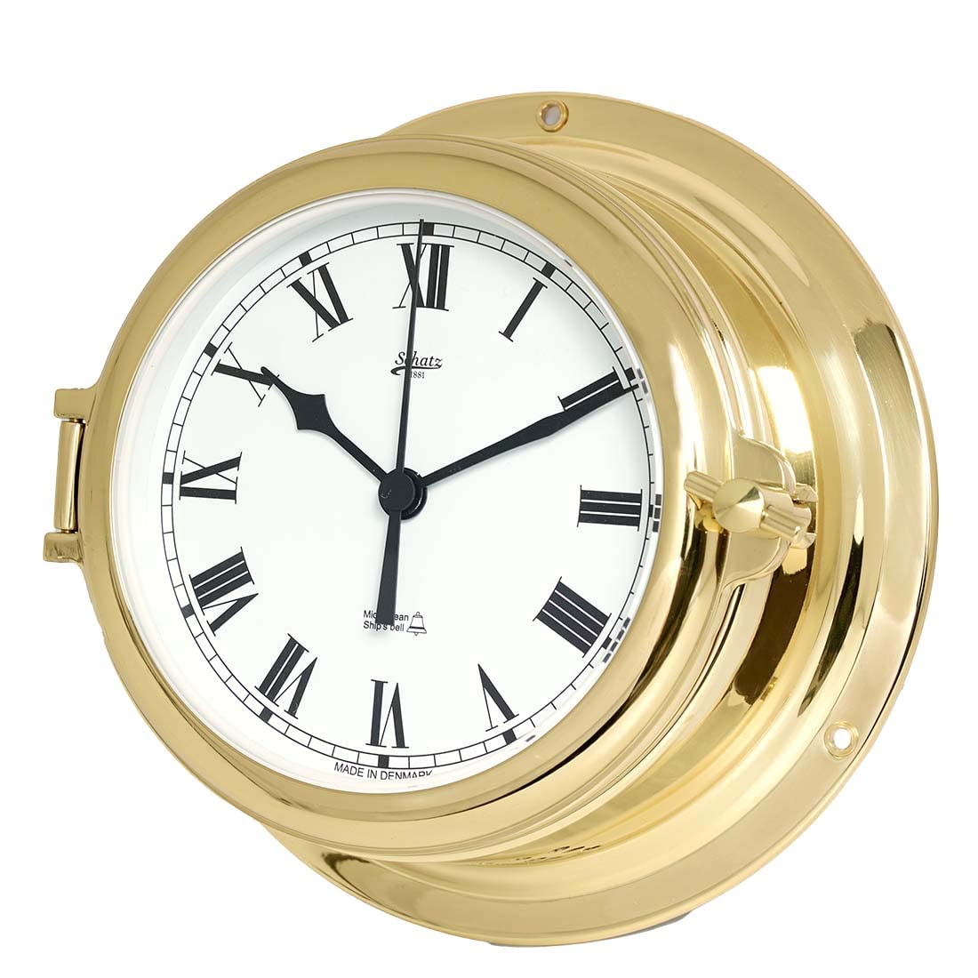 Delite 450cs Schatz Glasenuhr Midi Messing 155 mm x 68 mm