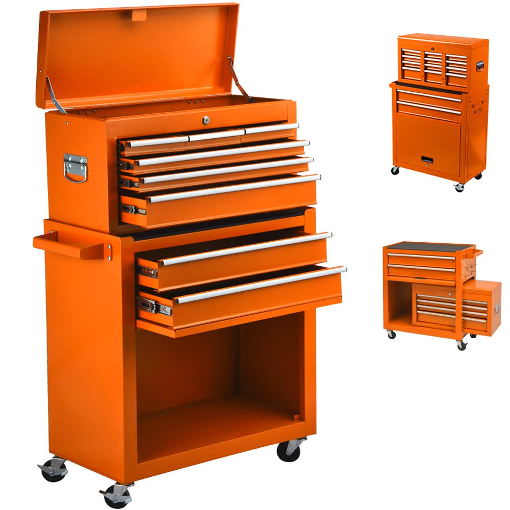 Buy High Capacity Rolling Tool Chest Tool box with Drawers and Wheels