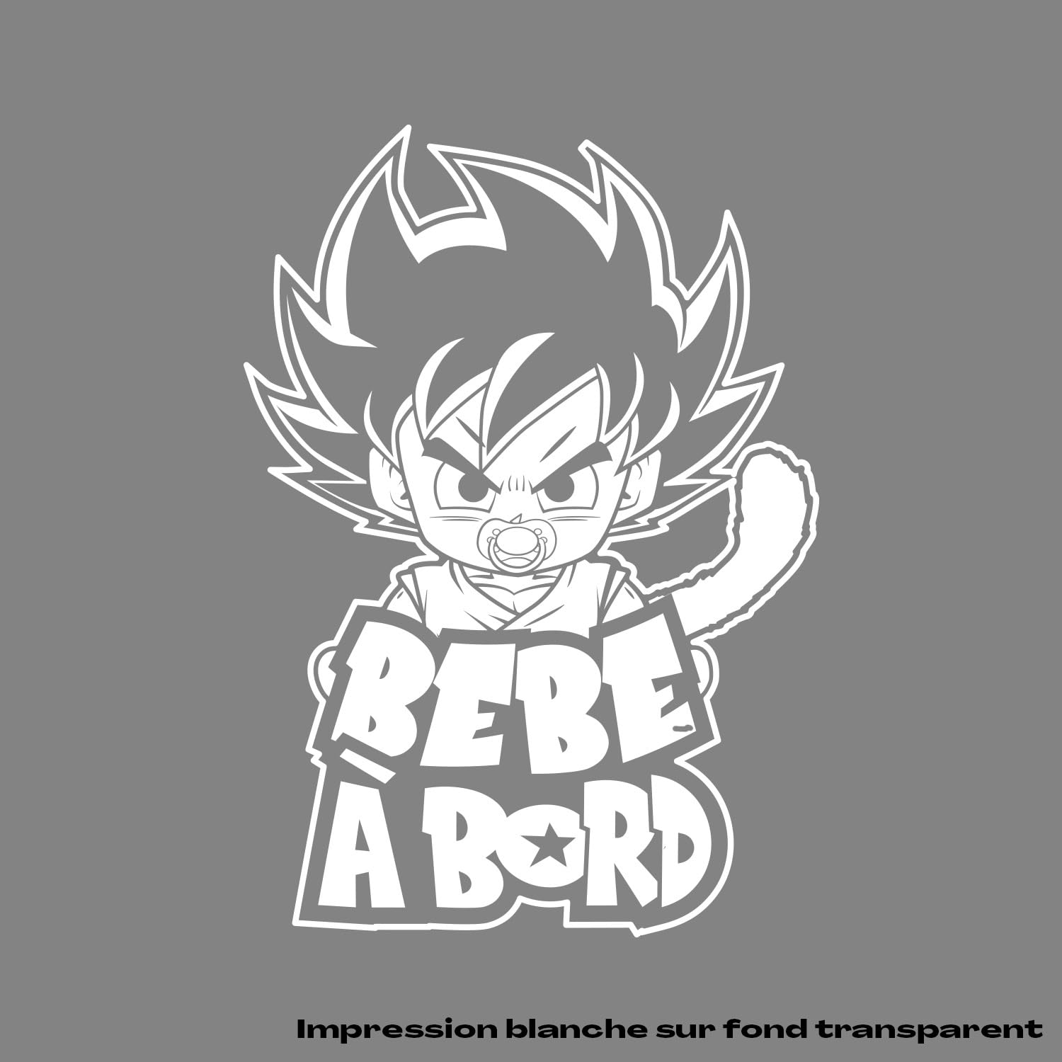 Autocollant Voiture 'Enfant à Bord' Personnalisable Avec Prénom - Vinyle Brillant Qualité Extérieur - 12 Cm - Modèle Simone