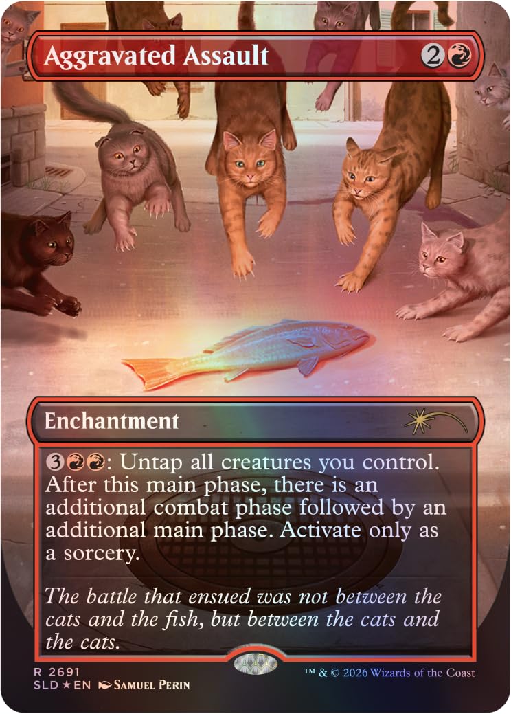 Magic: The Gathering Secret Lair Cats of Chaos (Edizione tradizionale in stagno)