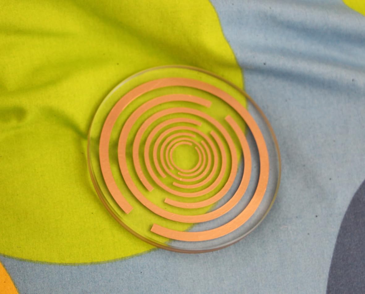 Zenda Wave Plate - Kristallglas Polarizer Plate für Wellness & Gesundheit, Energetisierung von Zellen