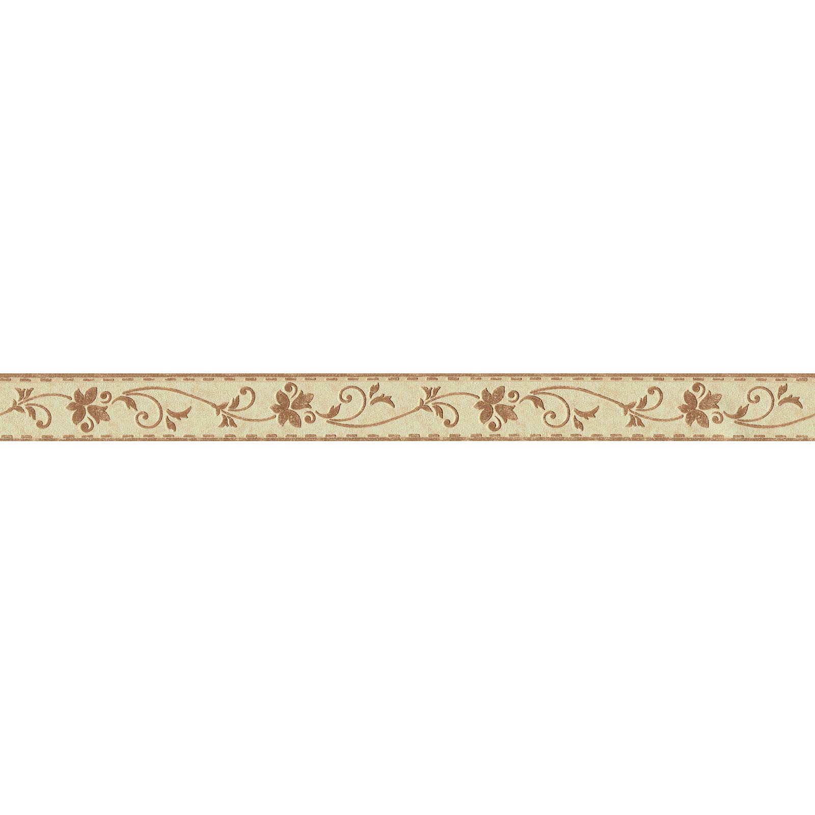 Buy Golden Wallpaper Border with Leaves and Vines Thin Beige and Gold