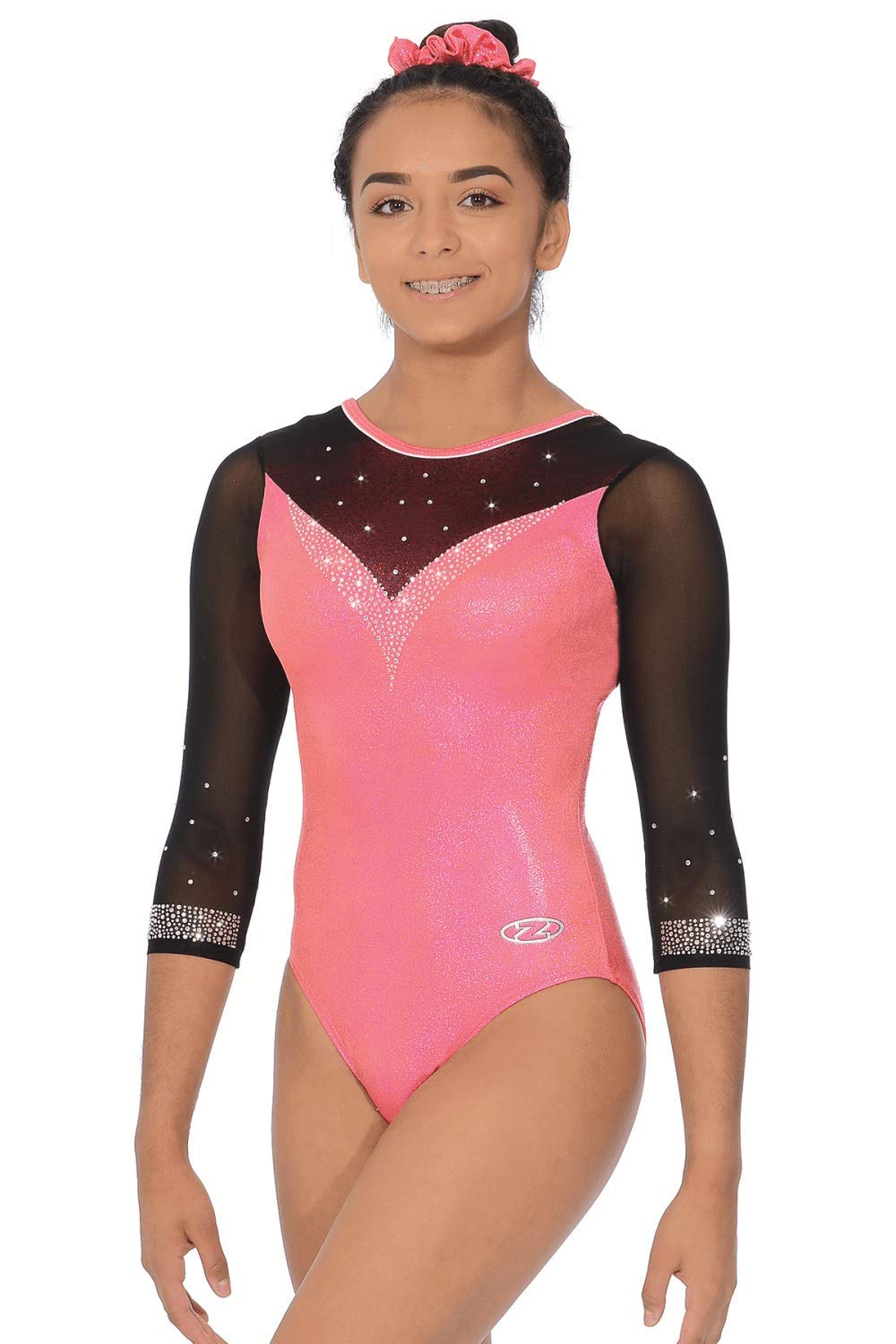 The Zone Harper 3/4 Sleeve Girls' Gymnastics Leotard