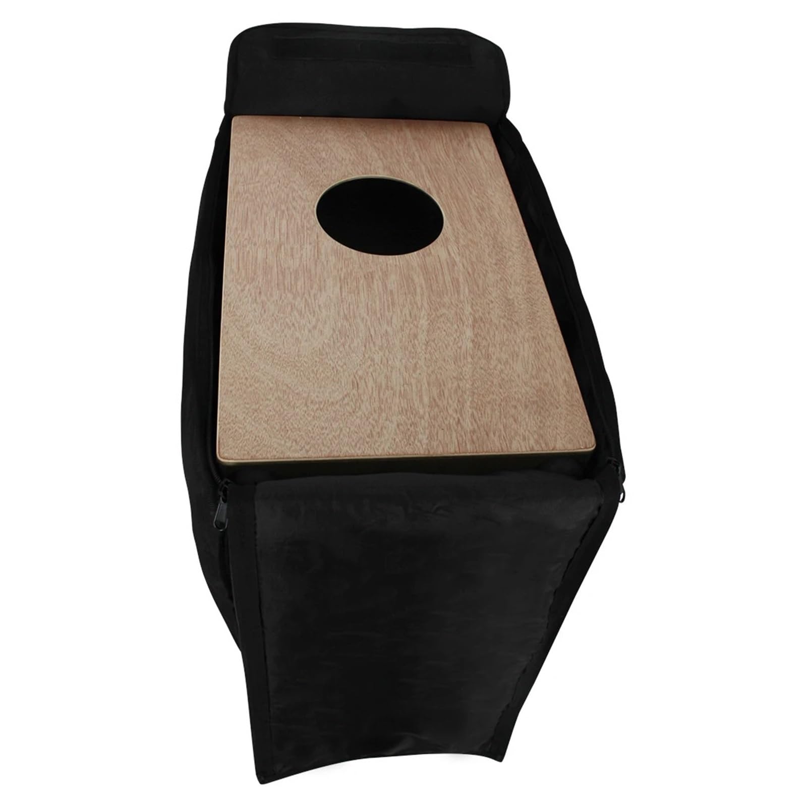 Cajon Cajon portatile, compatto, in legno, da viaggio, con custodia, strumento musicale a percussione