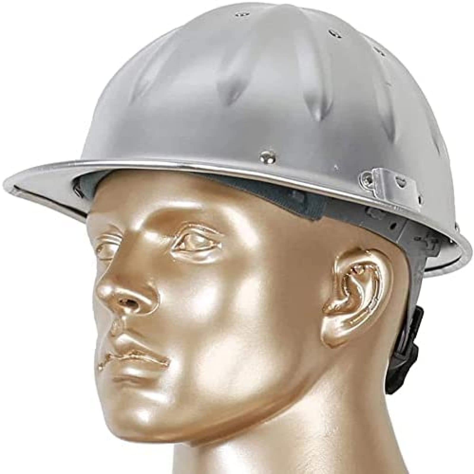 Casco de Seguridad Industrial, Casco de Trabajo ventilado para el Sitio de construcción, Casco de construcción con Correa de 4 Puntos Casco de construcción, Regular, Rojo
