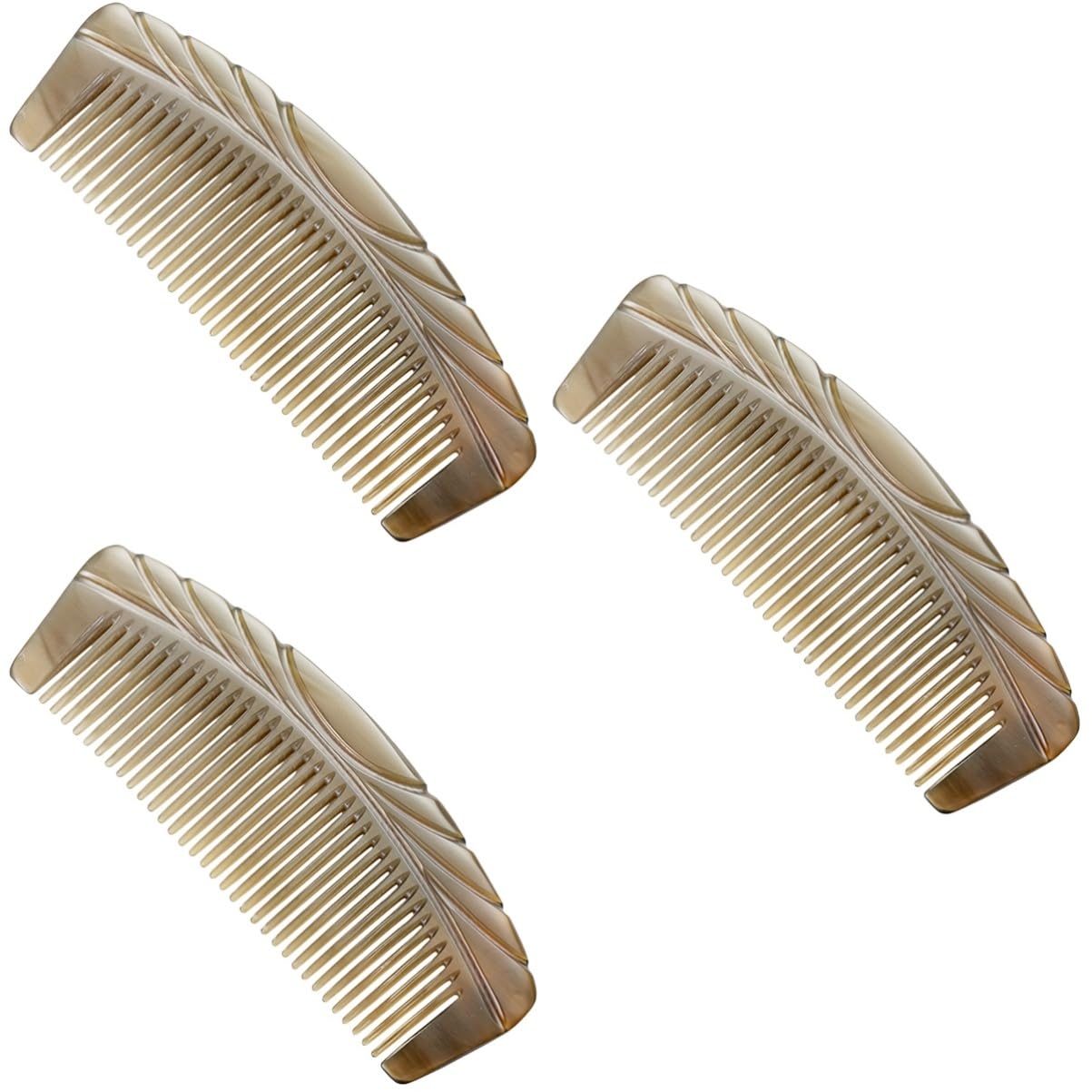 FRCOLOR 3 Pz Pettine per massaggio raschiamento scalp massage massaggiatore cuoio capelluto Durevole pettini massaggiatore del cuoio capelluto guasha boutique pettine di trama corna