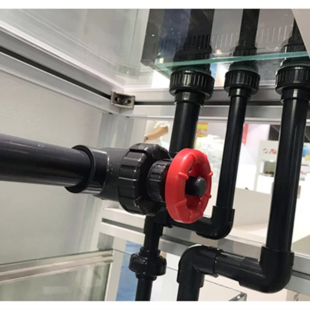 FBANULPEX PVC-Kugelhahn, Wasserrohrventil aus Kunststoff 1pcs Hi-Quality UPVC Gate Valve Precision Flow Control PVC Sluice Valves, for Garden Irrigation Aquarium Ball Valves(Inner Dia 40mm(DN32))