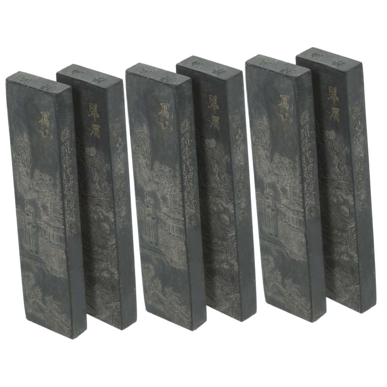 TEHAUX 6piezas Tinta De Caligrafía Artesanal Bloques Para Escritura y Pintura Tinta Para Estudiantes y Amantes Del Arte