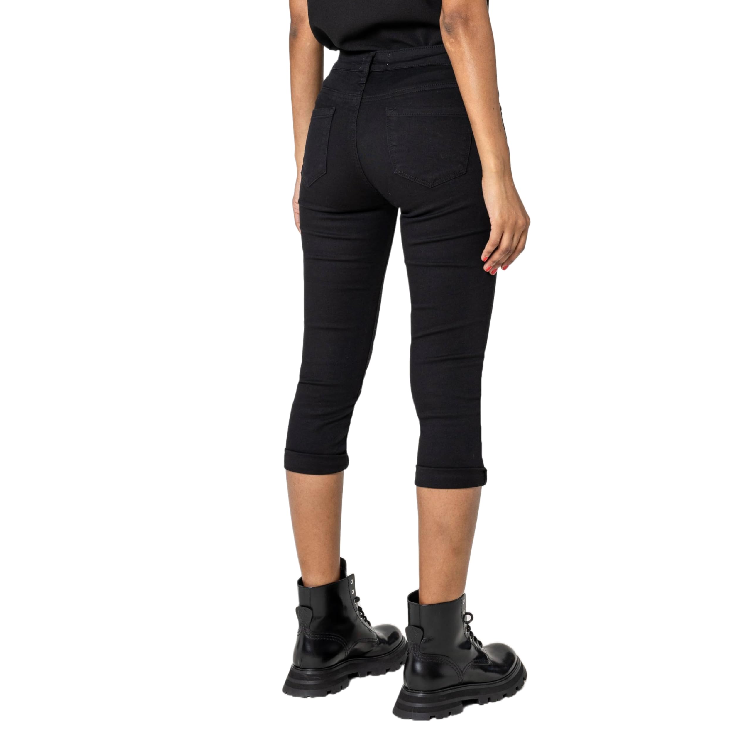 Nina Carter P230 Damen Capri Skinny Fit Jeanshosen HIGH Waist Sommer Jeans