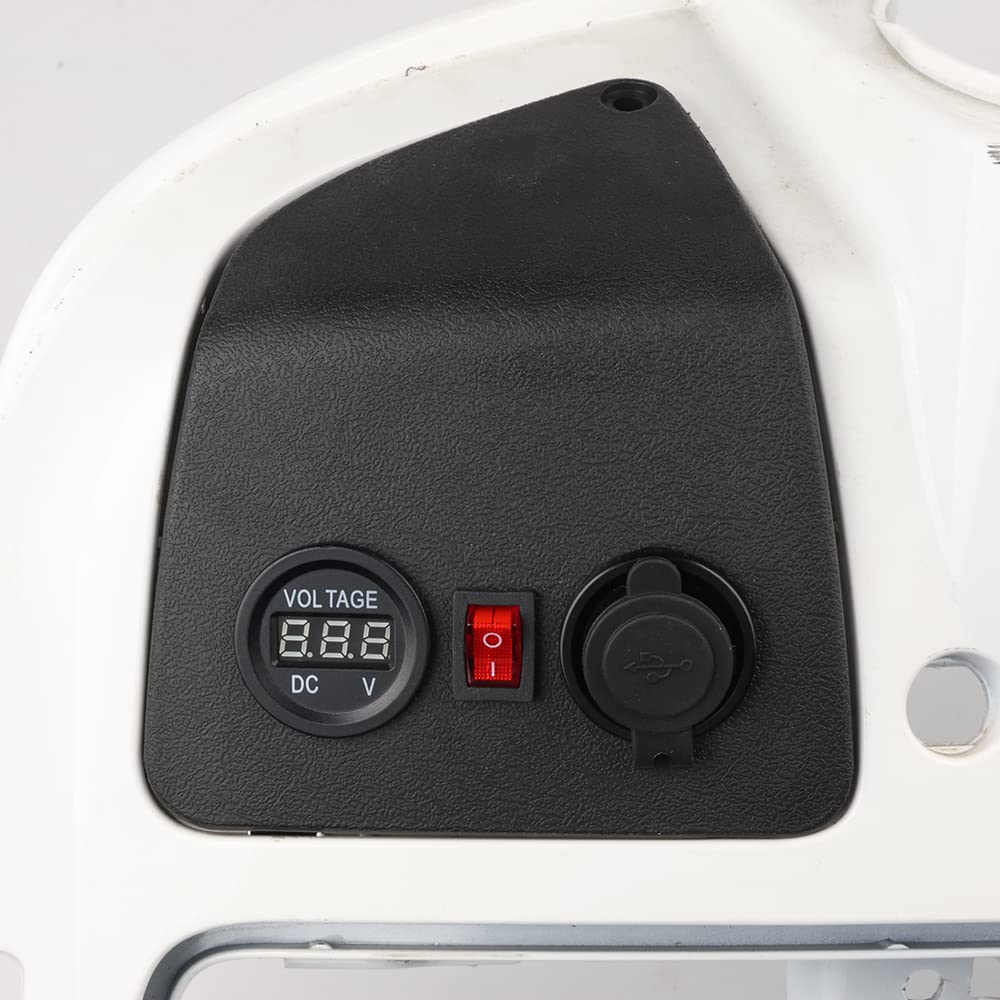 Moto Voltmetro Spina Doppia porta USB per telefono Carica Compatibile con VESPA GTS300 GTS GTV 250 300 50 125 150 HPE