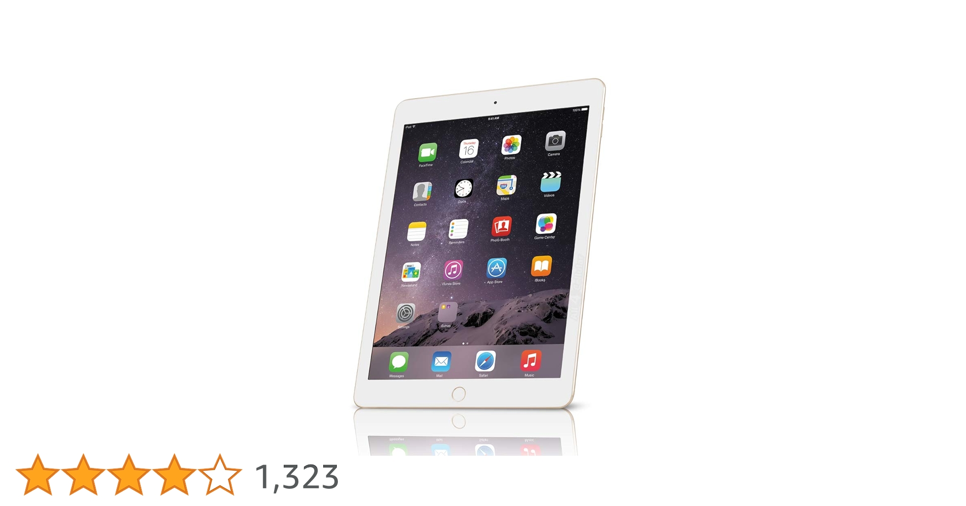 Apple iPad Air 2 MH182LL/A 9.7-Inches 64gb Tablet (Gold) (Renewed