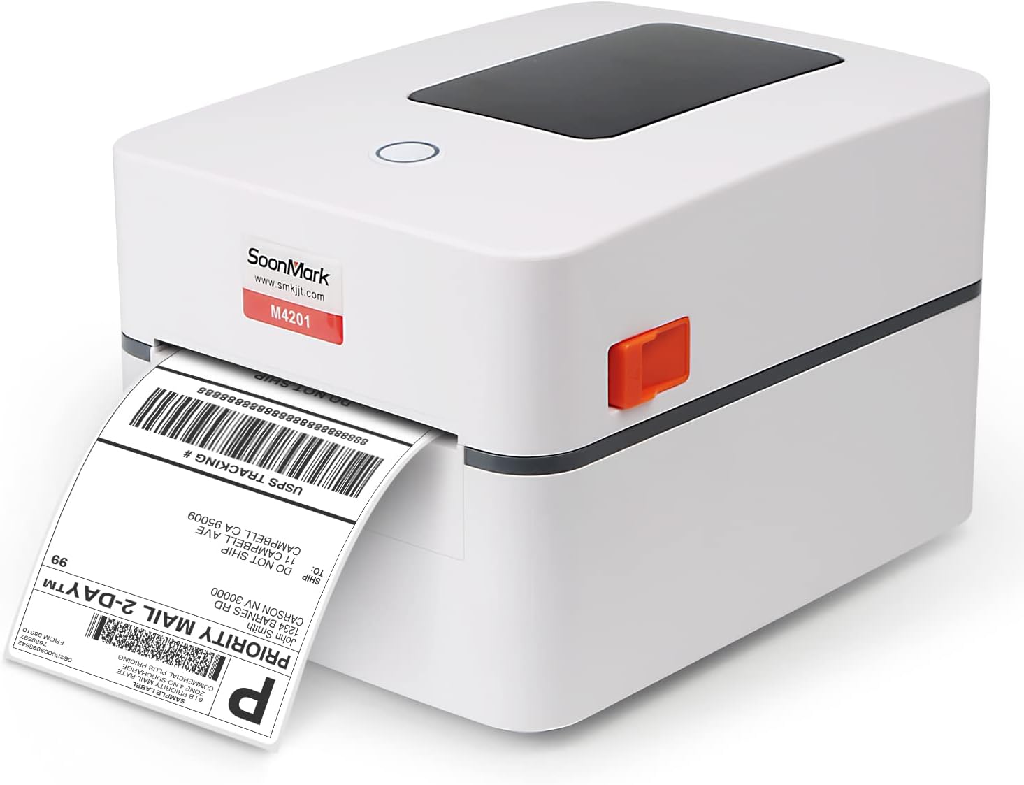 Thermal Shipping Label Printer - Direct Thermal High Speed Printer - Compatible with Amazon, Ebay, Etsy, Shopify - 4×6 Label Printer & Multifunctional Printing - Compatible with Windows/Mac OS