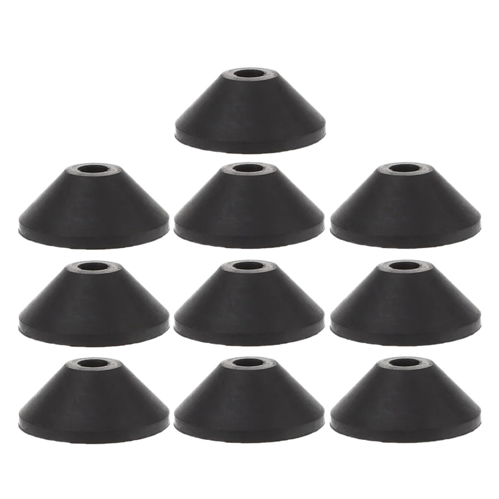Kit de reemplazo de Pernos para Asiento de Inodoro de Alta Resistencia, Arandelas, 100 Piezas, Pernos a Prueba de Fugas, Parachoques, descargador, Arandelas cónicas para Tanque e instalación