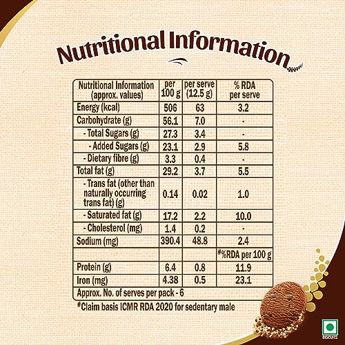 Image of sunfeast Farmlite Super Millets Ragi and Jowar Chocochip Cookies, Delightfully Tasty & Crunchy, Made with No Added Maida, Millet Biscuits, 75g (Pack of 3)
