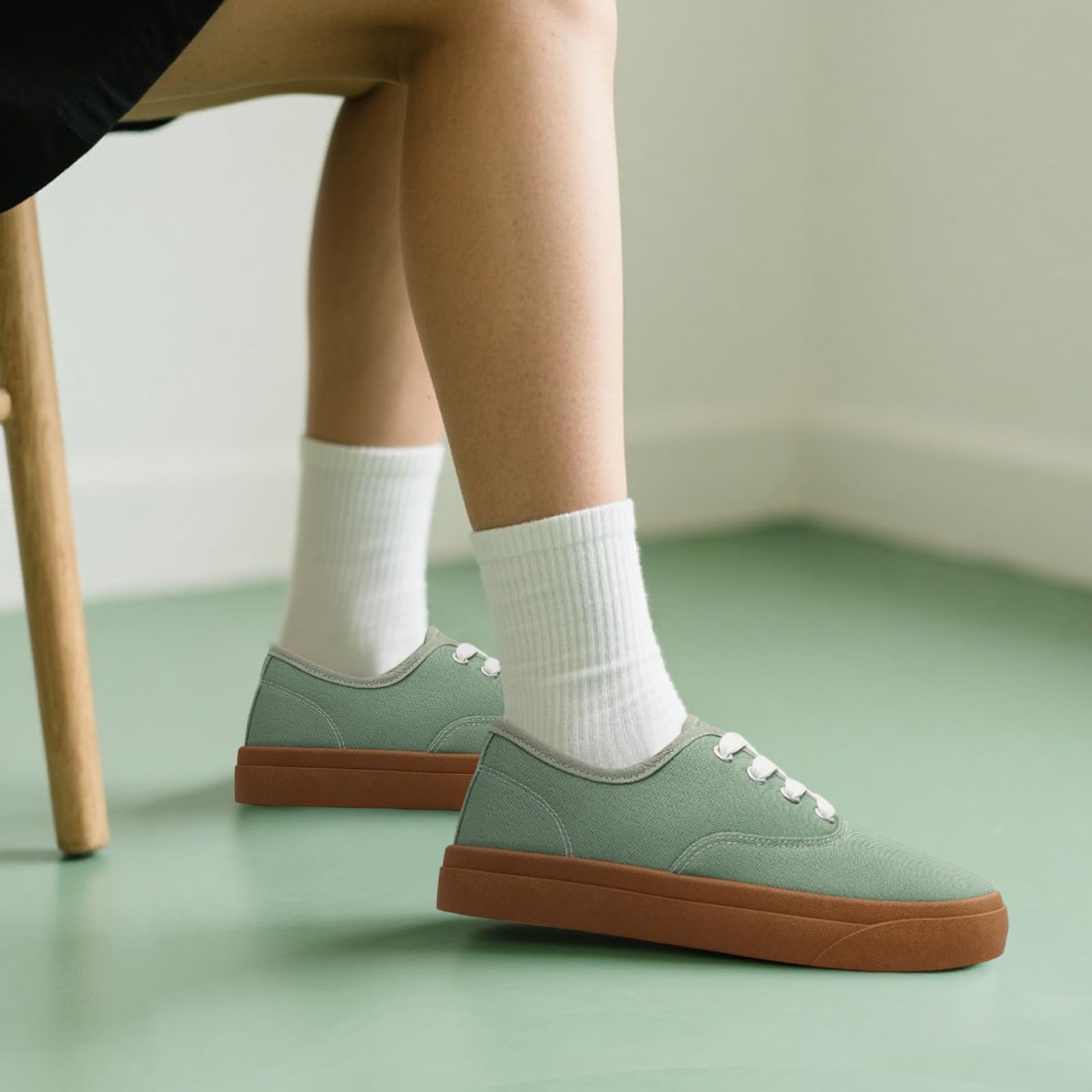 sharllen Damskie płócienne buty damskie niskie trampki unisex klasyczne sznurowane trampki dla mężczyzn płócienne buty tenisowe czółenka na co dzień buty do tenisa