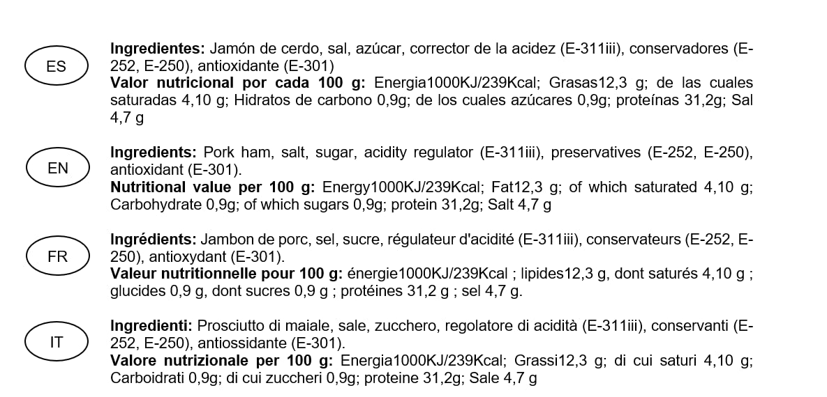 8 x 80 g Prosciutto Crudo Spagnolo Confezionato Sottovuoto – Jamón Serrano Gran Reserva Duroc - Affettato a Mano da un Maestro Prosciuttaio - Maturato più di 20 Mesi con Essiccazione Naturale