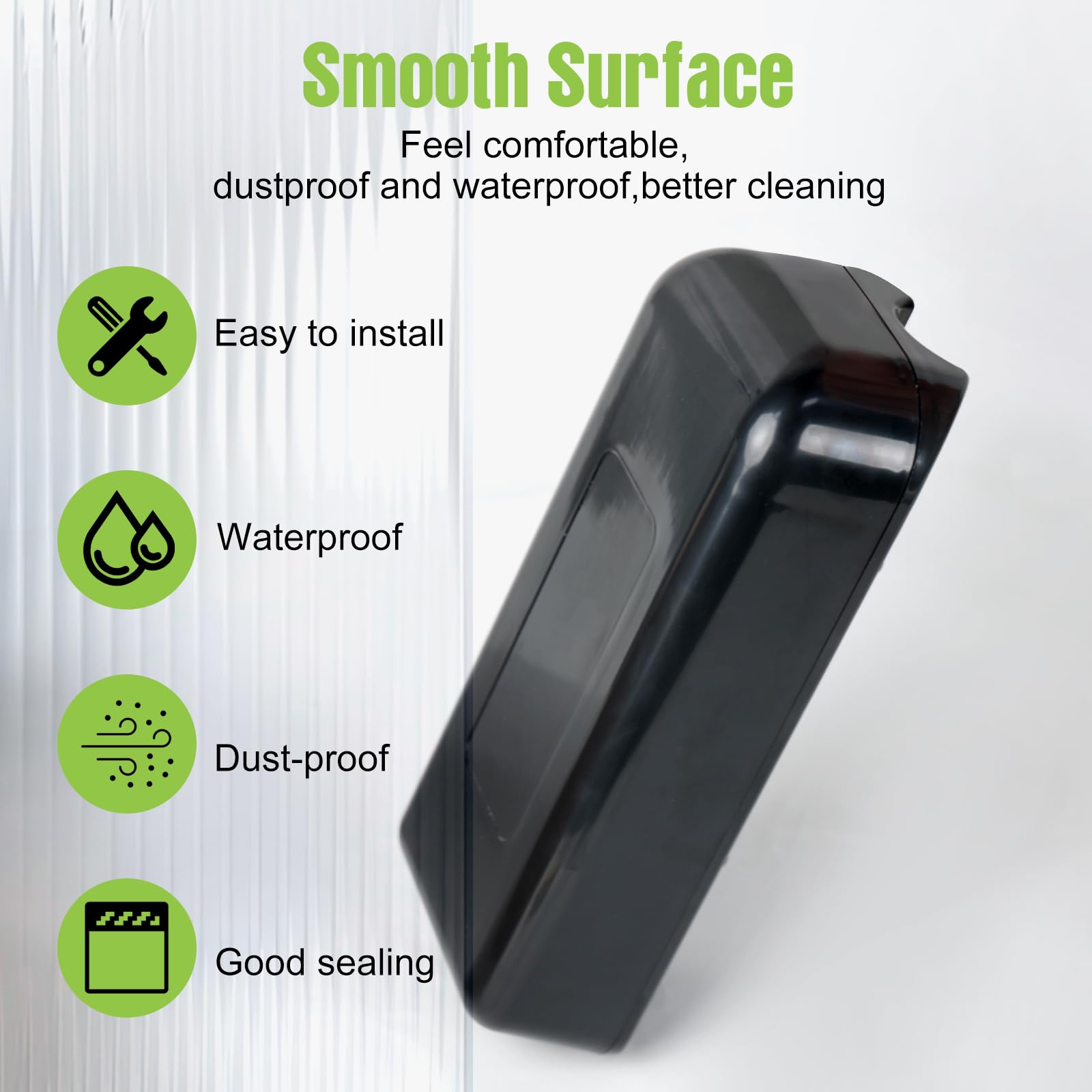 Varstrom Large Ebike Controller Box, Waterproof Plastic Enclosure Ebike Battery Protection Case (Large Size: 9.8