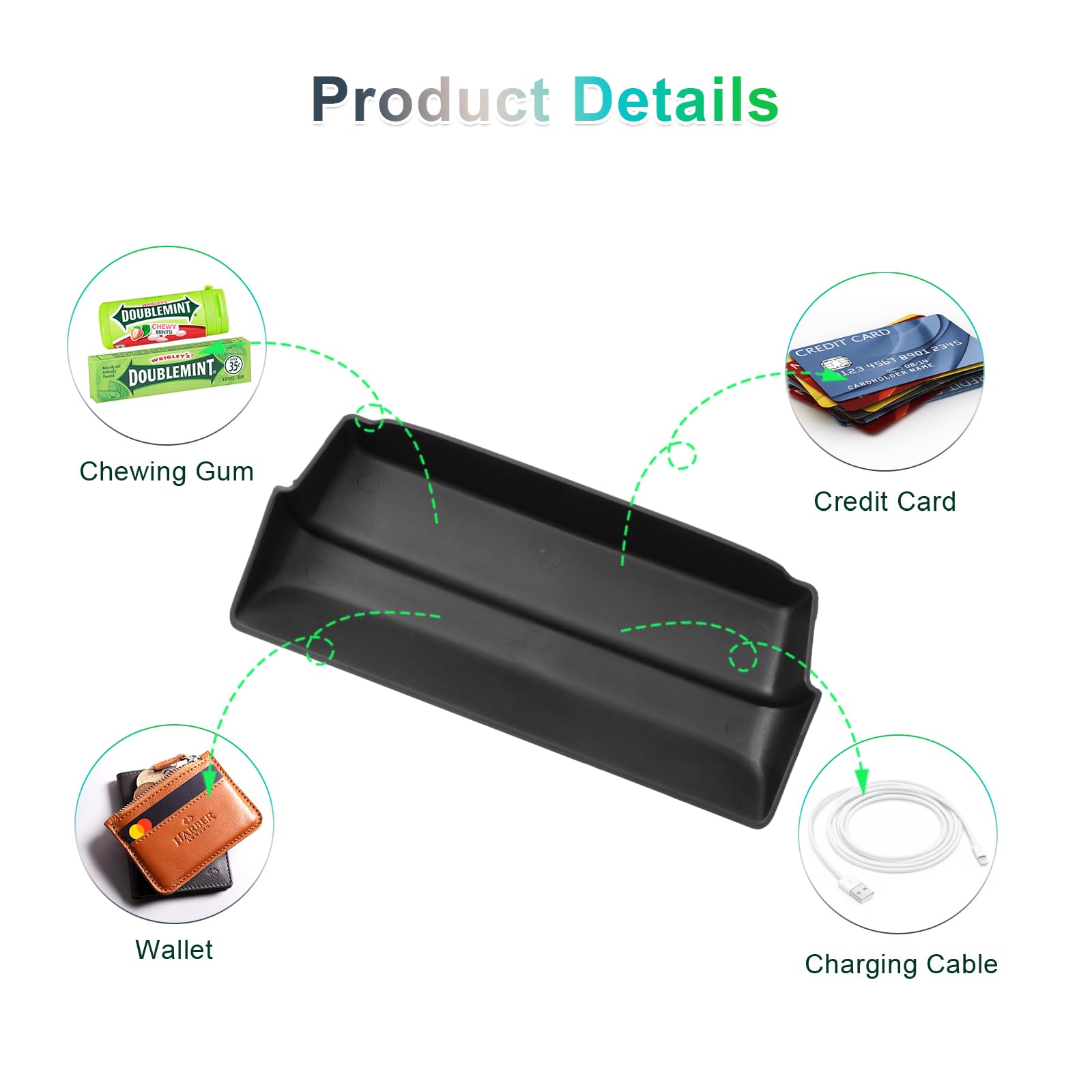 GAFAT Compatible Avec Citroen C3 Aircross 2017-2023 2024 Porte- Lunettes De Soleil, C3 Aircross 2024 Organiseur Étui à Lunettes Rangement Intérieure, C3 Aircross Accessoires OEM D'origine (Blanc