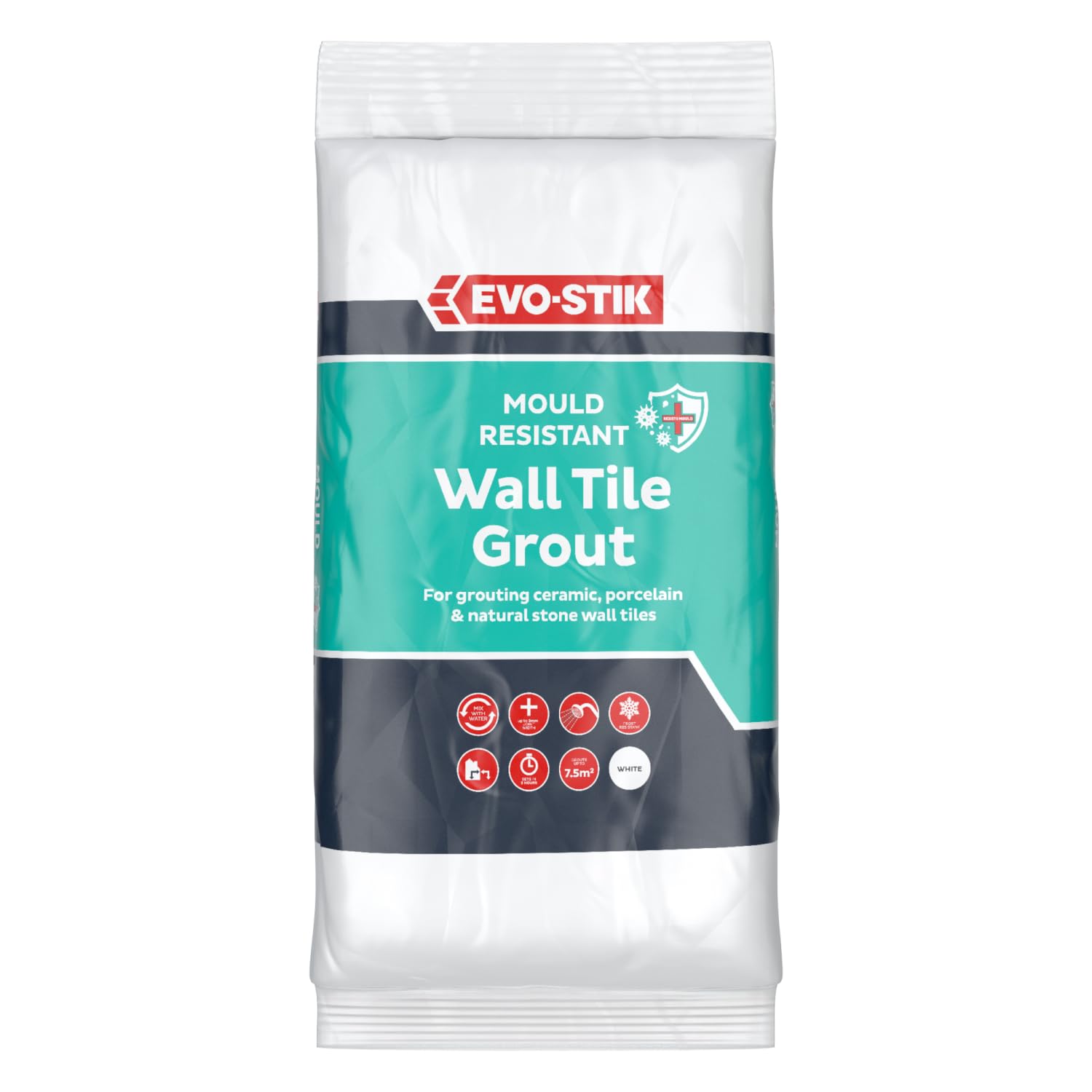 Mould Resistant Wall Tile Grout 1.5kg White