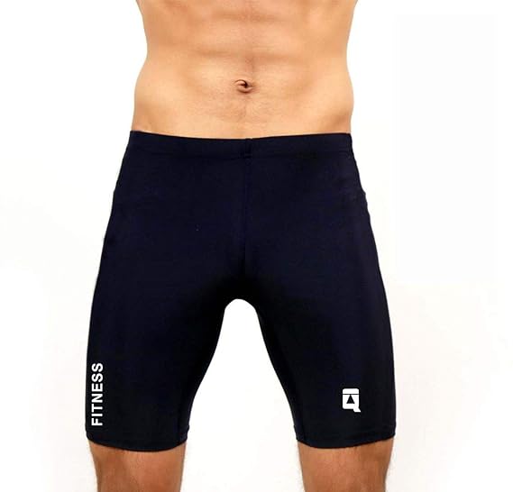Unisex Lycra Spandex Plain Compression Shorts Athletic Fit Sports Inner Wear