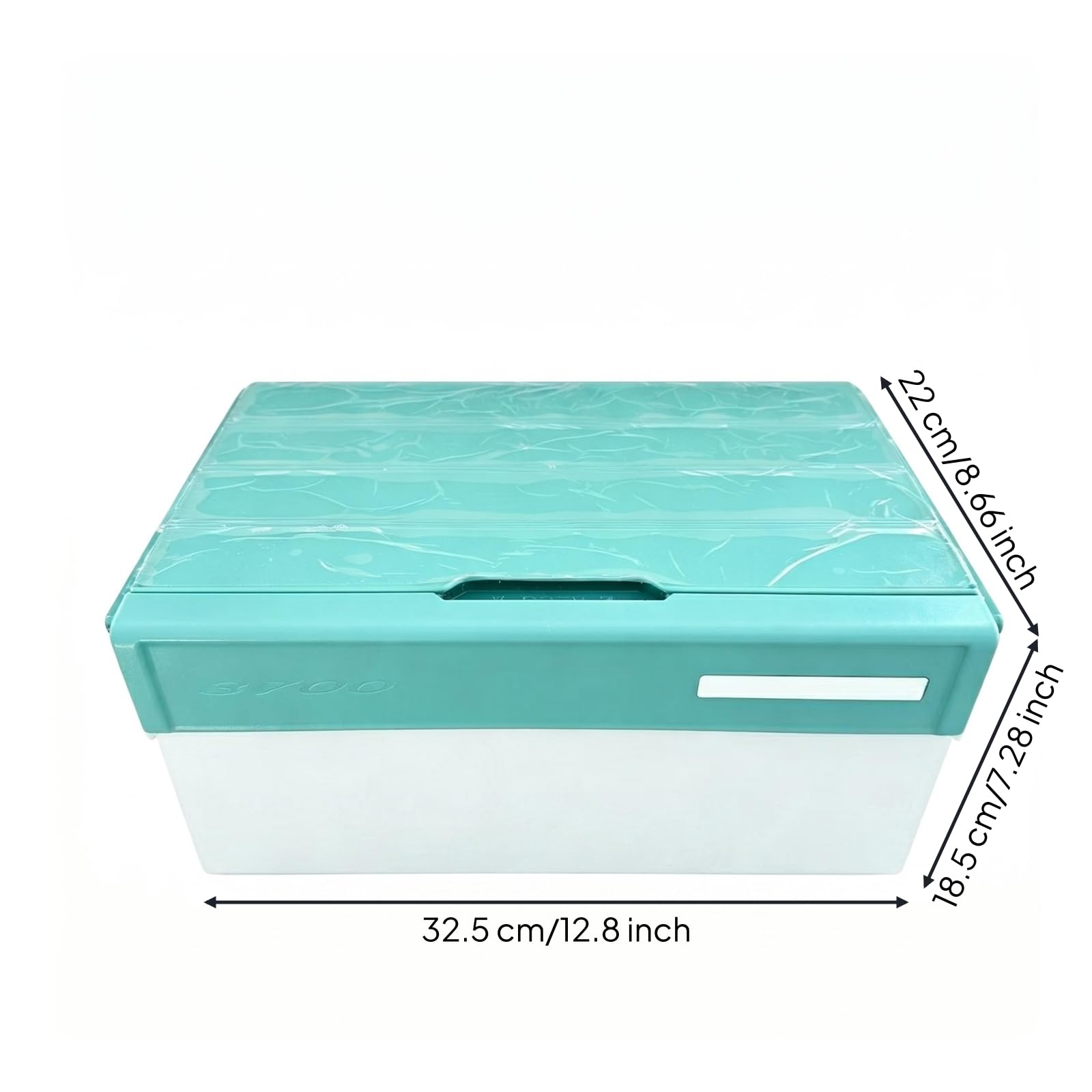 harayaa Conteneur de Pêche Modulaire Boîte de Rangement Organisateur Mallette Casier en Plastique Résistant avec Cloisons Verticales pour Rangement Ordonné Adapté au Tri de l'Armement et, Vert