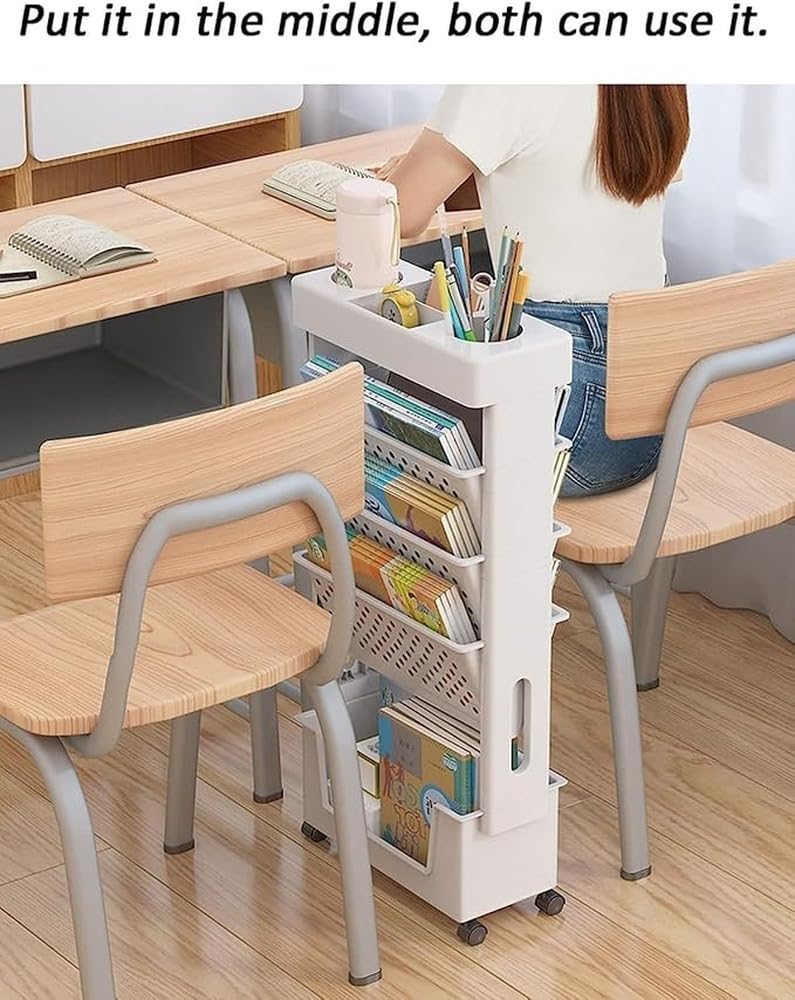 Carrello multifunzione per l'organizzazione della,verde chiaro