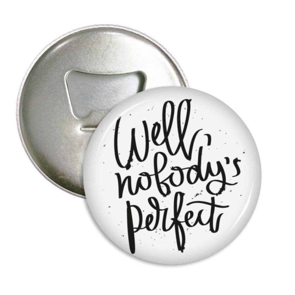 Décapsuleur Aimant de Réfrigérateur Personne Ronde 3pcs Argent