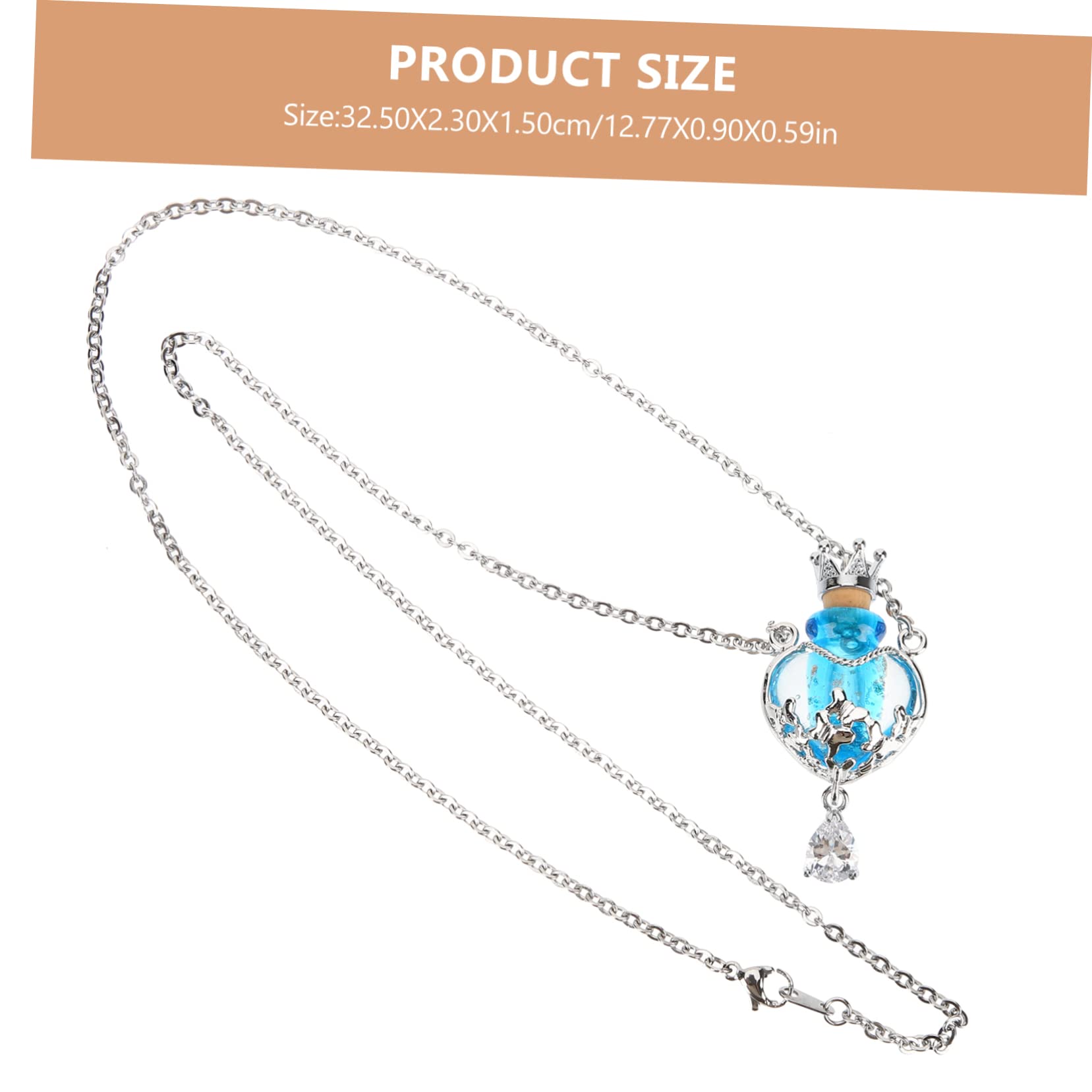 SOIMISS 5piezas Collar Difusor De Fragancia De Perfume Forma De Corazón Diseño De y Joyas Para San Valentín y Ocasiones Especiales
