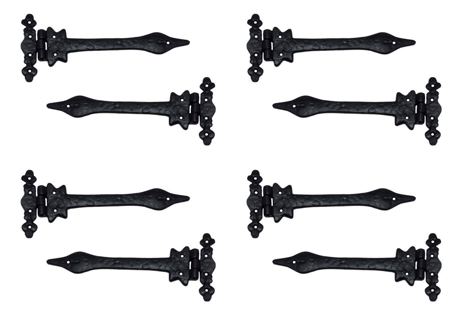 Adonai Hardware Haniel Black Antique Iron T Hinge (9.5 Inch x 8 Pack, Black Powder Coated) (B08PYS7XXX) Amazon Price History, Amazon Price Tracker