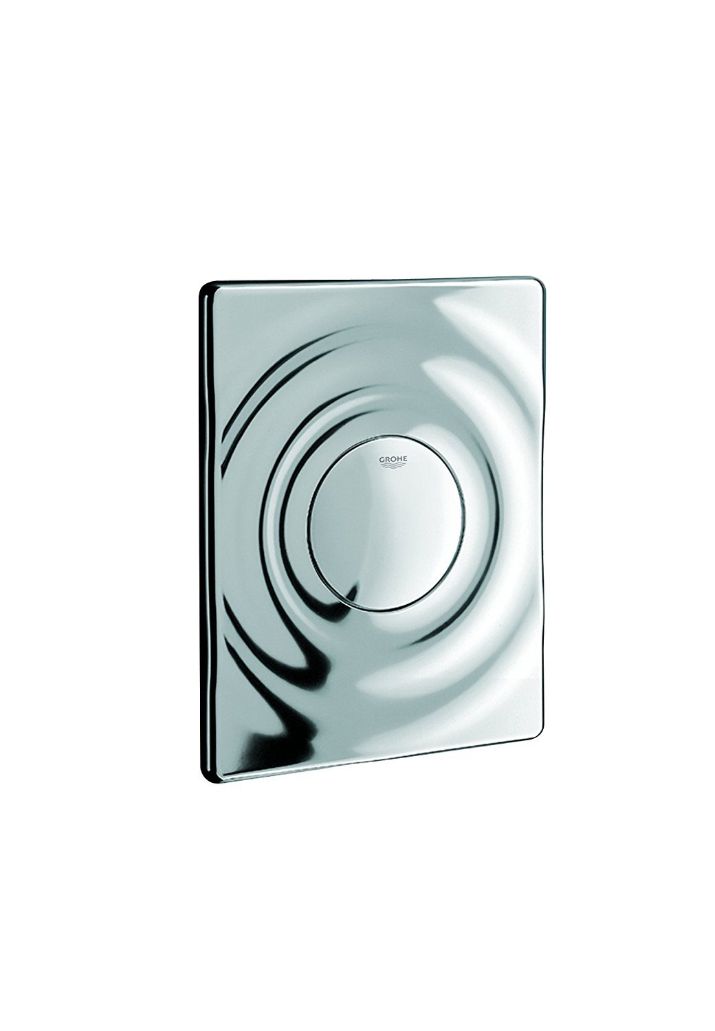 Grohe Surf Single Flush Plate - Chrome