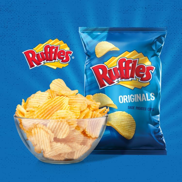Ruffles Originals Patates Cipsi Mega Boy 193 g - Görsel 4