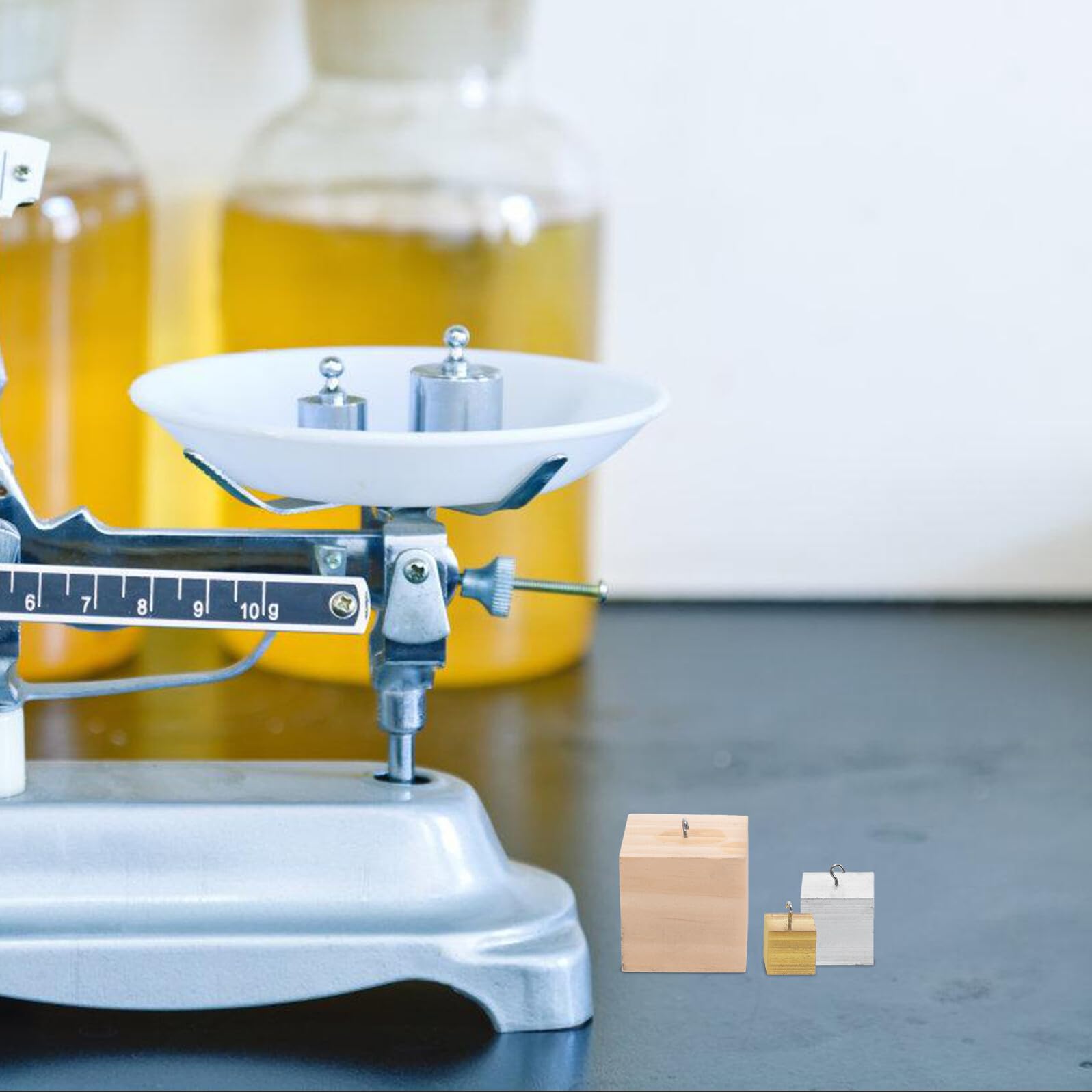 5 Stück Dichteexperimentwürfel mit Haken für Wissenschaftliche Vorführungen