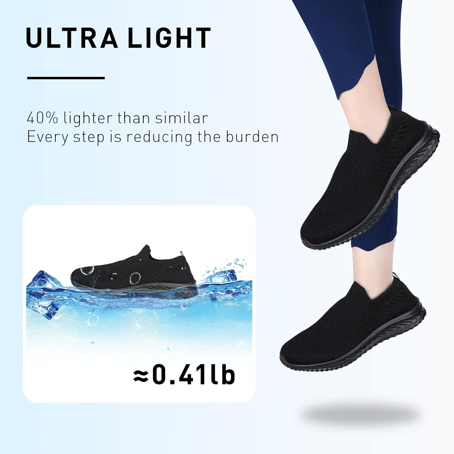 JIAFO Tênis de caminhada atlético, feminino, sem cadarço, sem cadarço, respirável, leve, sem cadarço em promoção! Veja a oferta e mais achadinhos de Tênis 4 Hoje é o melhor dia para comprar JIAFO Tênis de caminhada atlético, feminino, sem cadarço, sem cadarço, respirável, leve, sem cadarço com aquele preço maroto! Promoção! Aproveite a oferta! 4