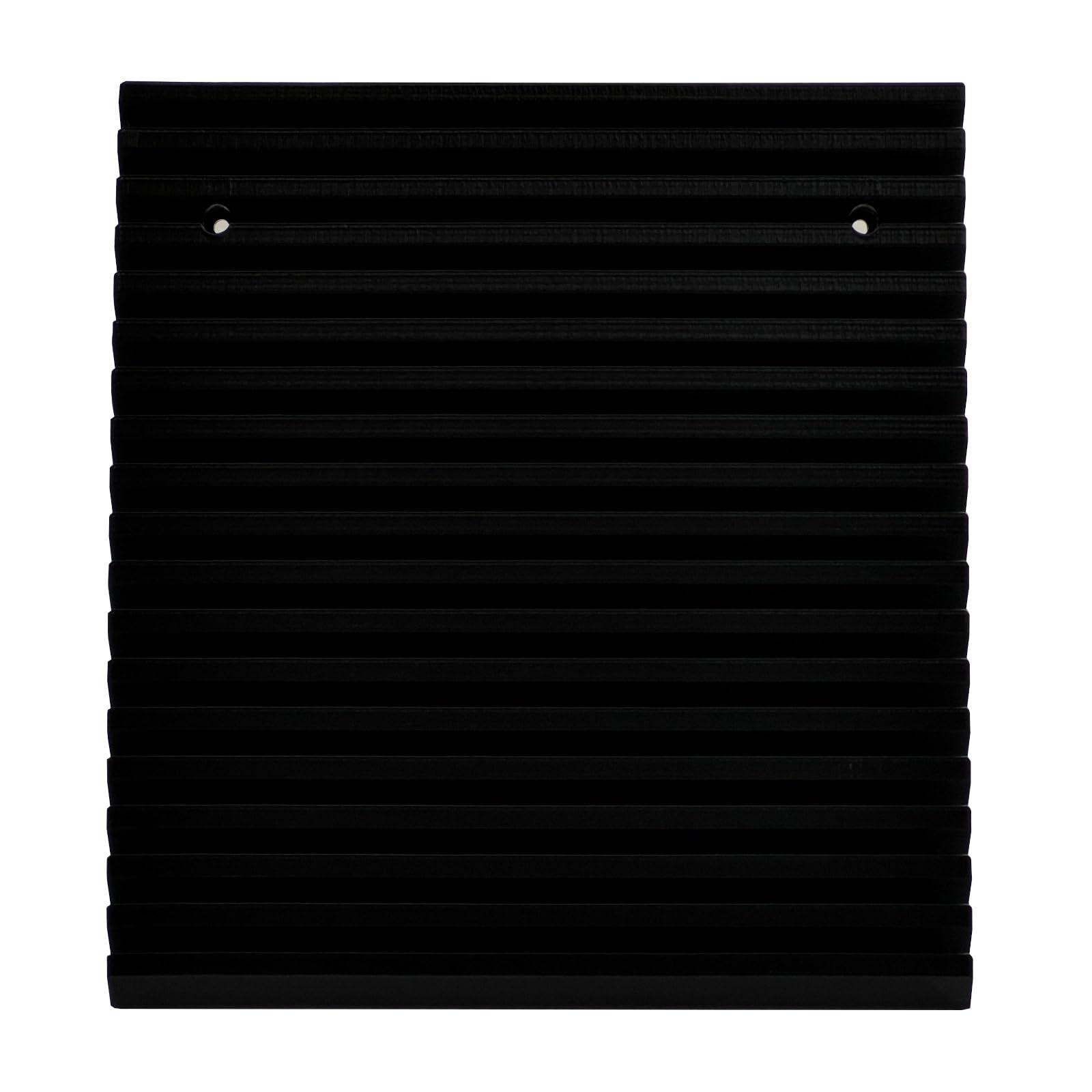 Wall Mounted Quilting Ruler Rack - 18 Slot Ruler Holder Organizer - Made in USA (Black)