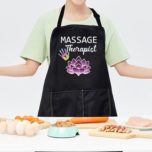 Miniatura 6 de CMNIM Delantal de terapia de masaje, delantal de terapia de masaje para mujeres, hombres, terapeuta, delantal de masaje, regalos de terapia de masaje