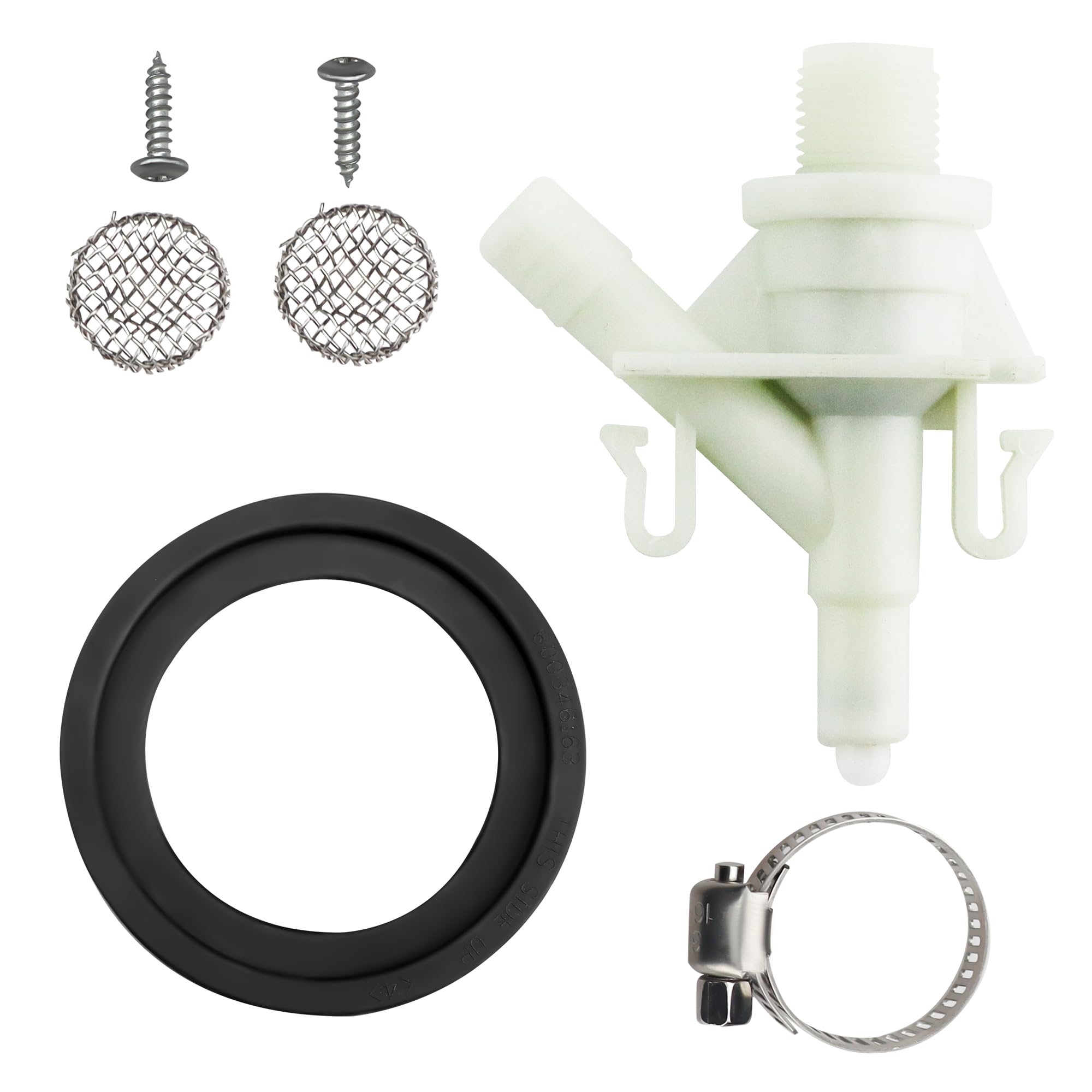UPGRADE 385311641 Water Valve Kit - for 300 301 310 320 Dometic and Sealand Toilets -Leakage&Freeze Resistant RV Toilet Parts, contains 385311658 Flush Ball Seal