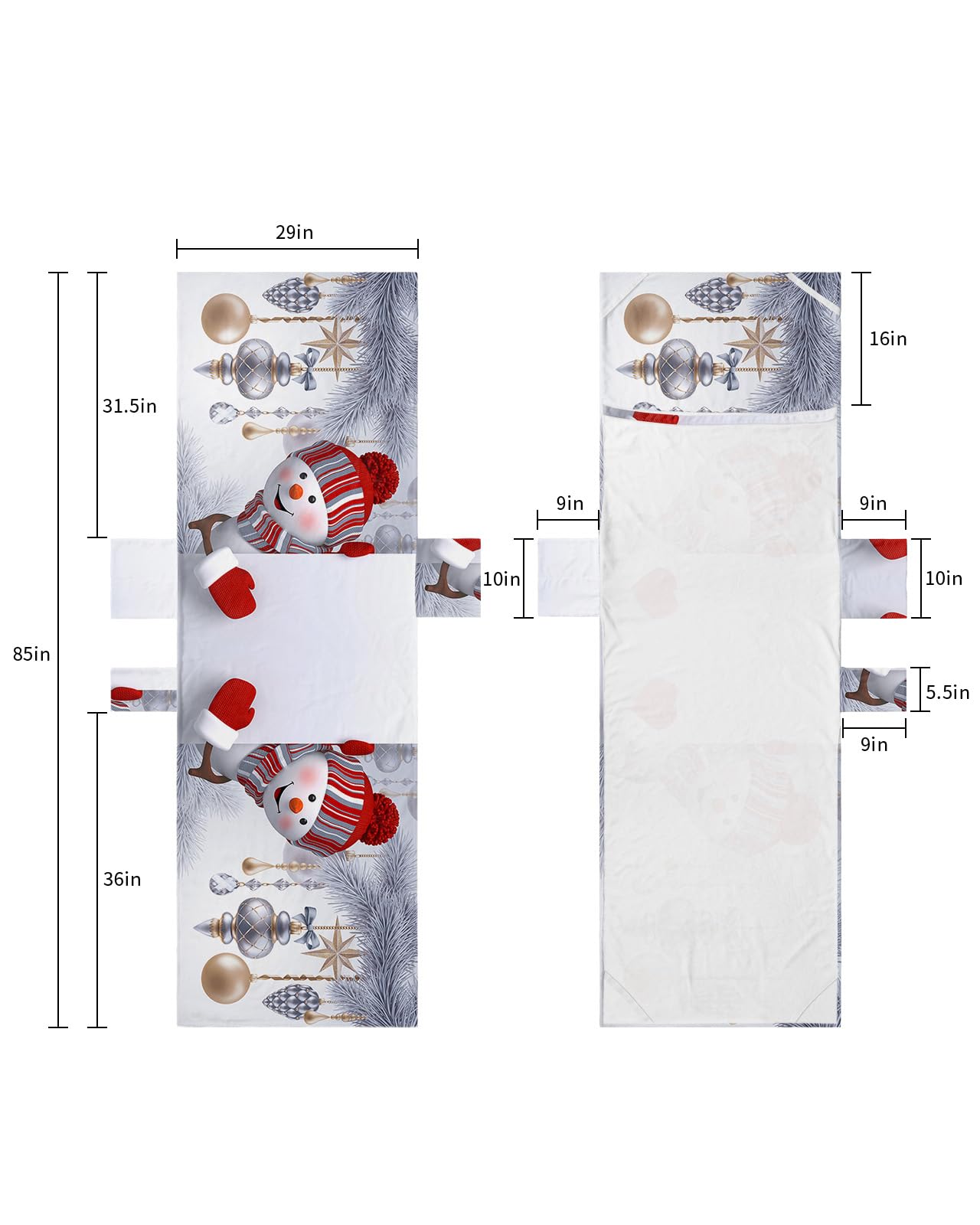 Red Snowman Christmas Beach Lounge Chair Towel Cover, Soft Chaise Lounge Towel with Side Pockets Patio Pool Chairs Cover for Beach/Pool Sunbathing 29x85 Gray Xmas Tree Winter Snowflake