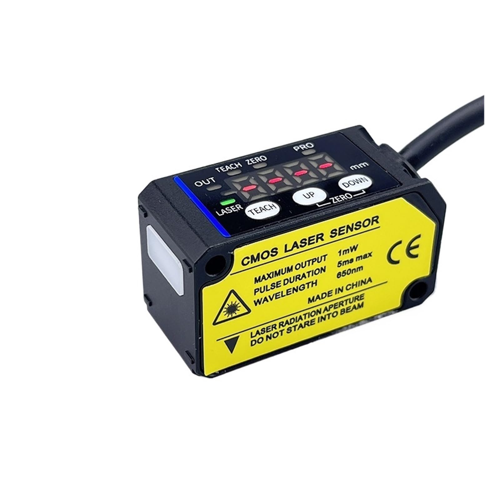 JJKKOZVQF 1PCS sensor displacement sensor with high precision 0.005mm NPN PNP RS485 distance sensor Distance Ranging(LS2-F50SN RS485)