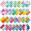 Pop Fidget Toys Bulk Its Party Favors for Kids 4-8 8-12 30 Pack Mini Pop Keychain It Fidget Toy Fidgets for Classroom Prizes for Kids Easter Basket Stuffers Egg Fillers Birthday Goodie Bag Stuffers